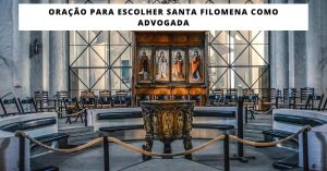 Oração para escolher Santa Filomena como advogada