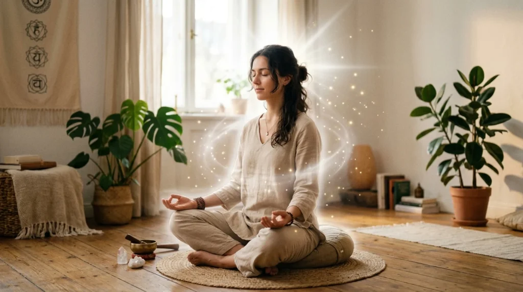 o que significa ver flash de luz branca espiritual (AI Generated Image)